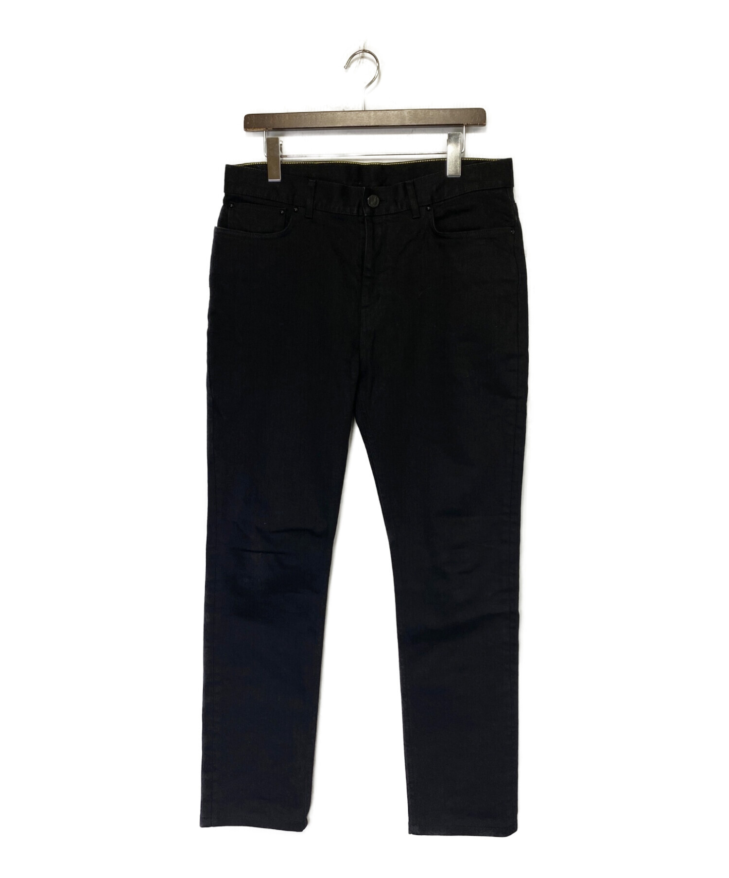 ルイヴィトン　スリムストレッチ　ブラックデニム　30 中古・古着通販】LOUIS VUITTON (ルイ ヴィトン) スリムストレッチ