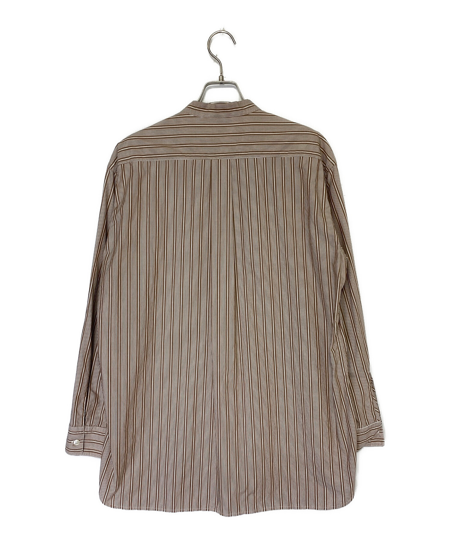 中古・古着通販】CristaSeya (クリスタセヤ) Mao Shirt ブラウン