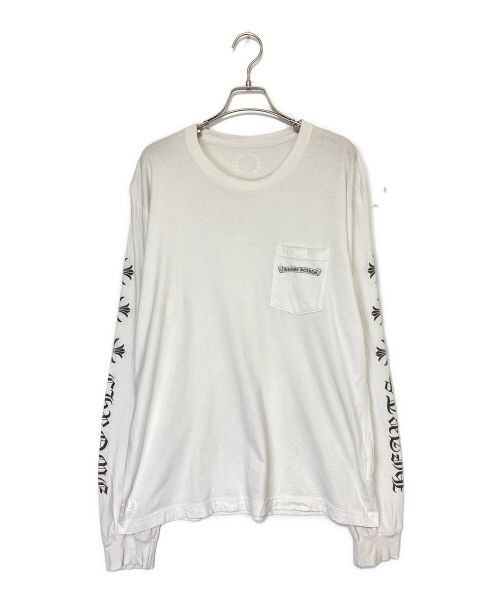 中古・古着通販】CHROME HEARTS (クロムハーツ) 長袖Tシャツ ホワイト