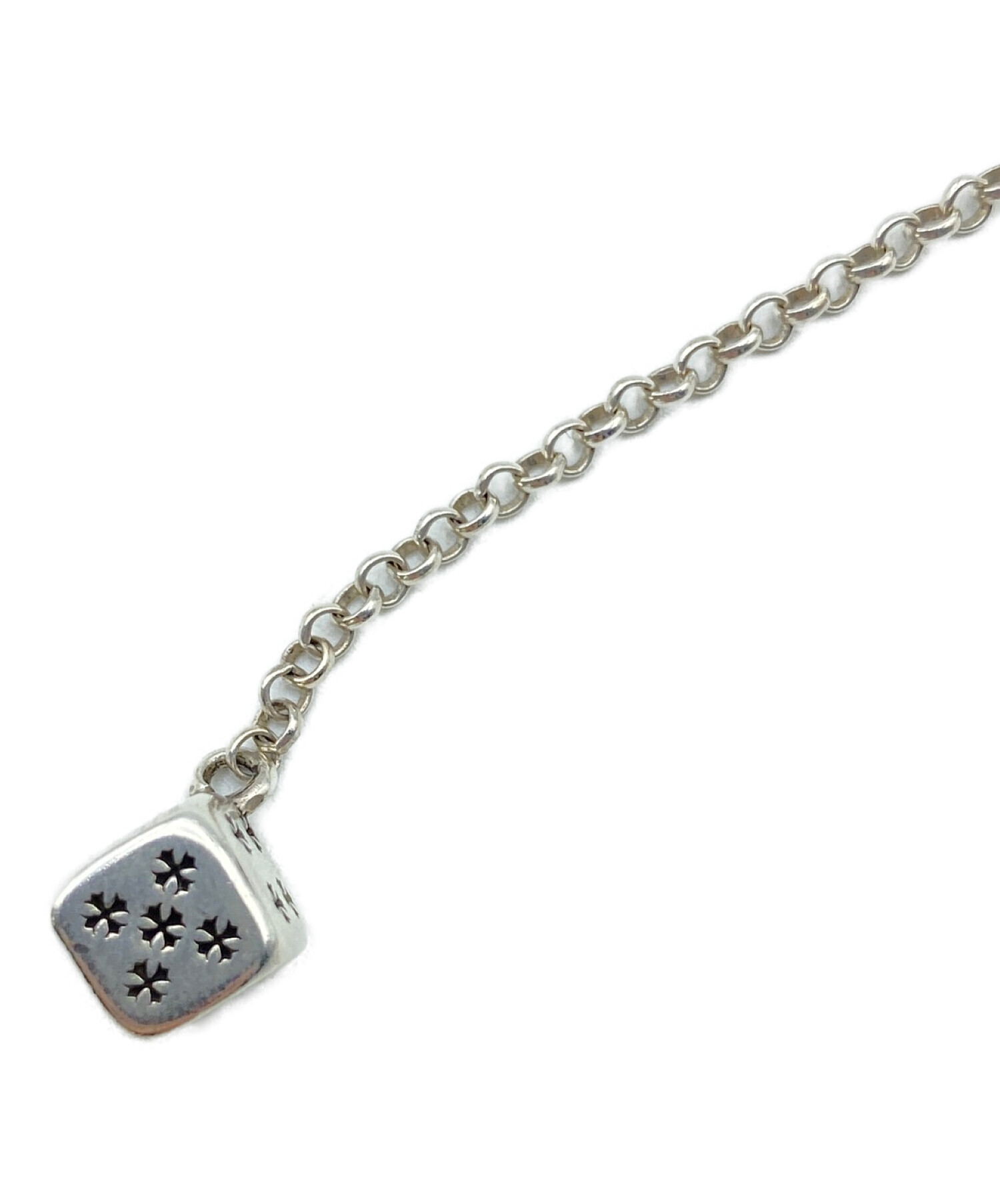中古・古着通販】CHROME HEARTS (クロムハーツ) CHAIN DROP DICE 2