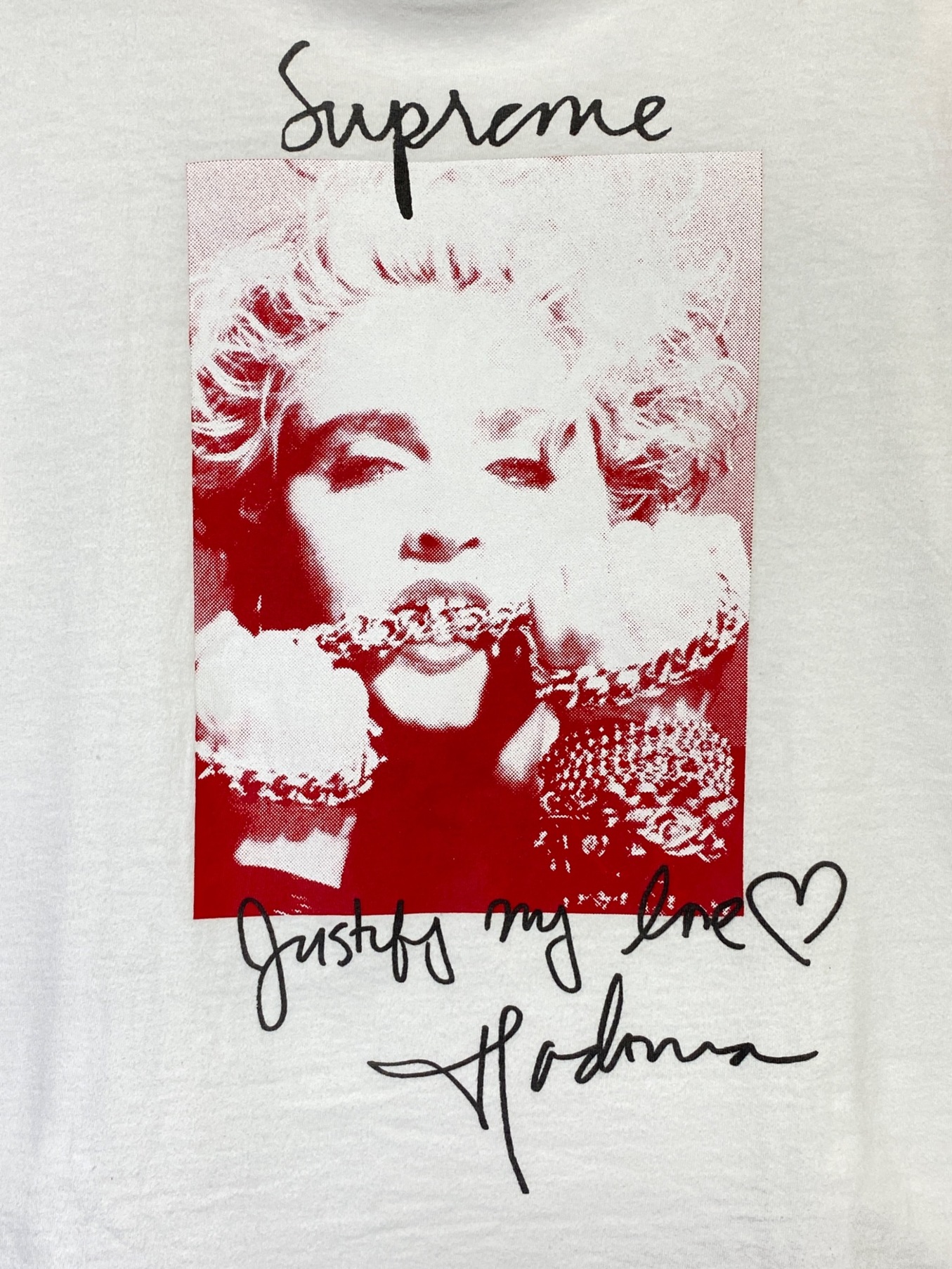 中古・古着通販】SUPREME (シュプリーム) Madonna Tee ホワイト サイズ