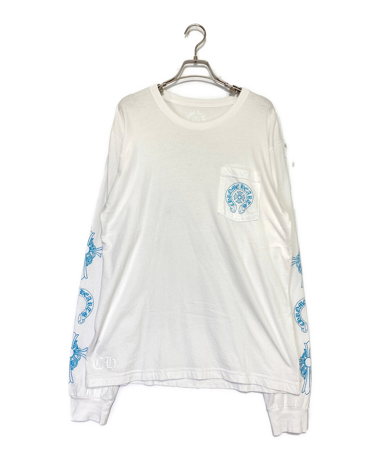 中古・古着通販】CHROME HEARTS (クロムハーツ) Blue Cross L/S Tee