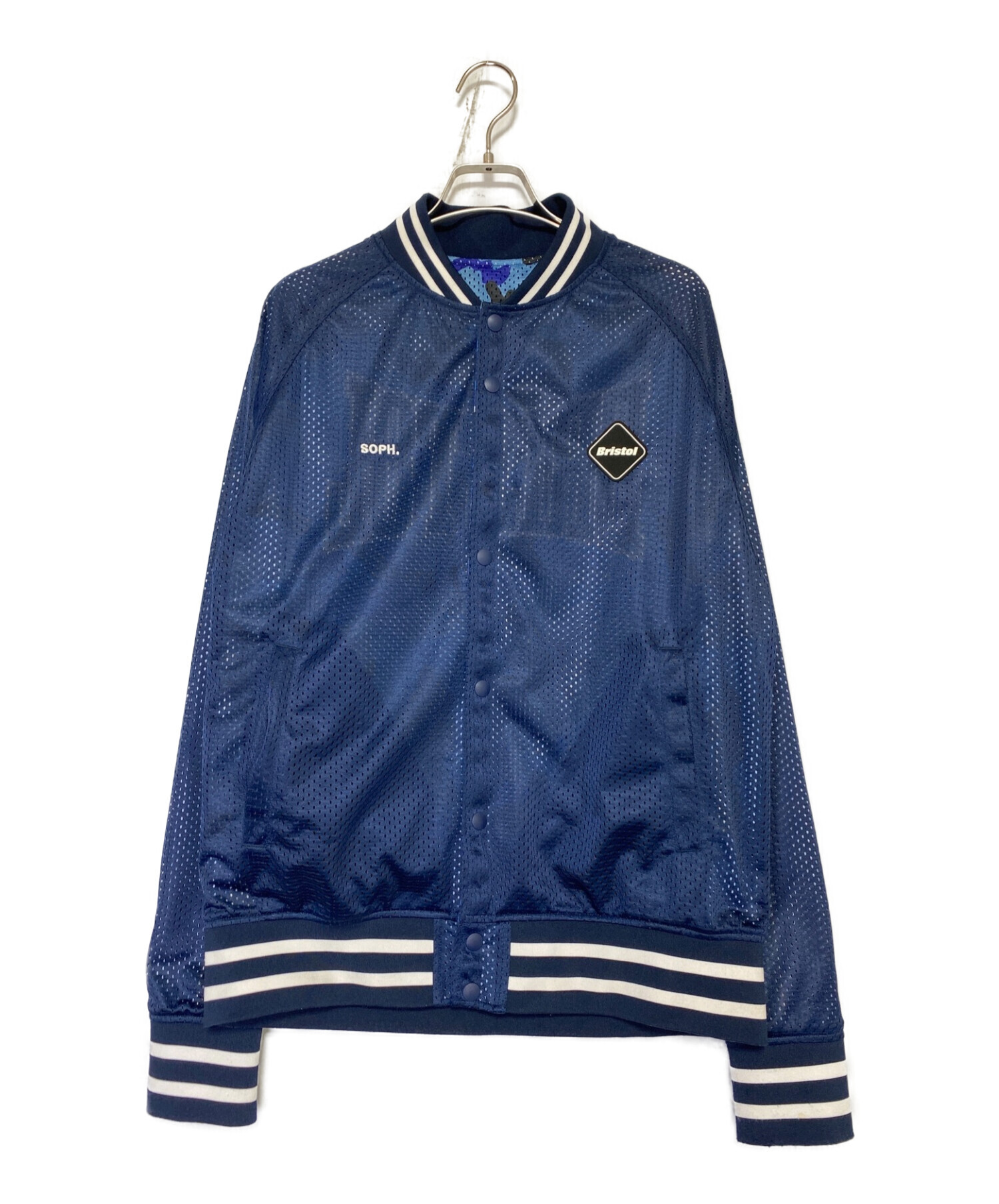 FCRB Bristol リバーシブルスタジャン 送料込！F.C.R.B. REVERSIBLE PDK JACKET リバーシブル 黒 S (F.C.Real