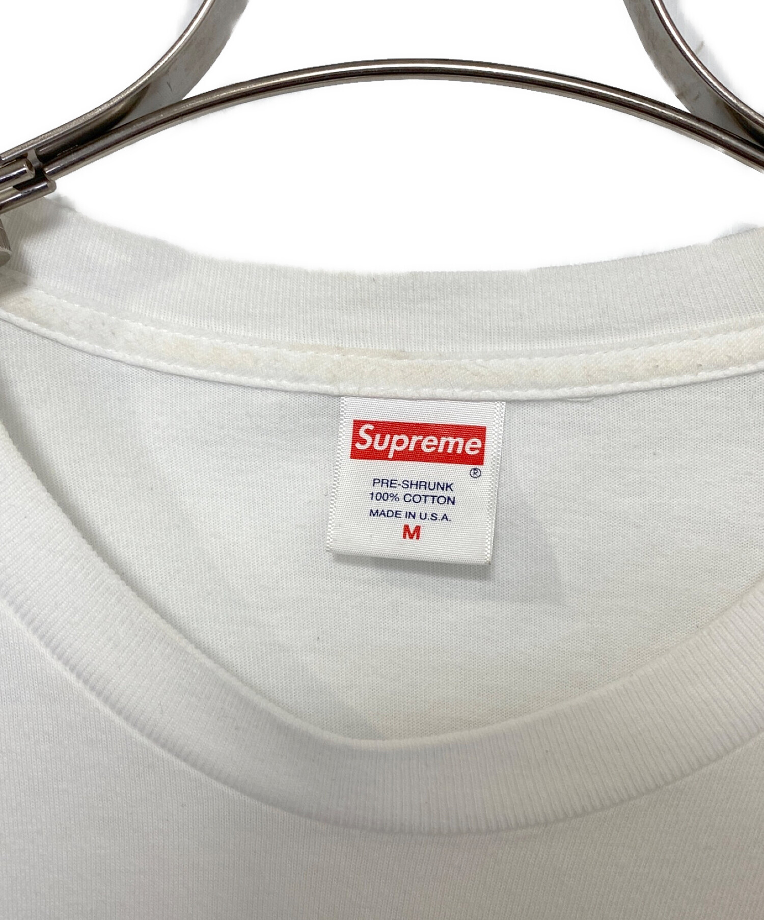 中古・古着通販】SUPREME (シュプリーム) Box Logo L/S Tee ホワイト