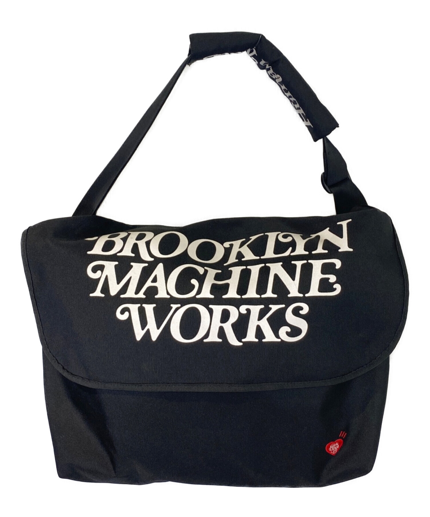 [中古]Human Made Messenger Bag Large Black 中古・古着通販】HUMAN MADE (ヒューマンメイド) MESSENGER BAG