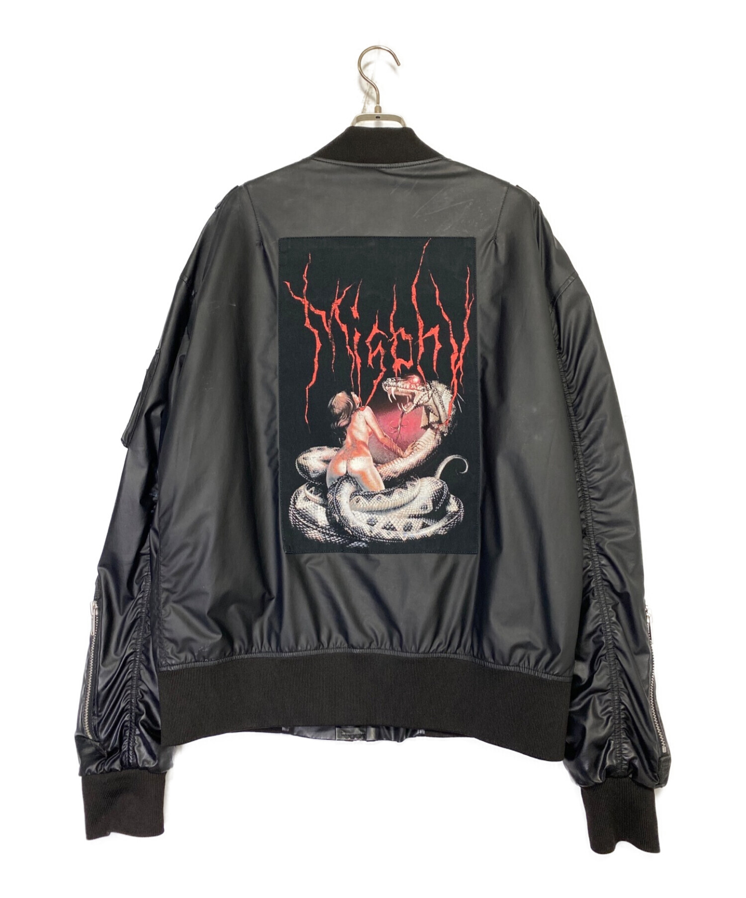 中古・古着通販】MISBIHV (ミスビヘイブ) MA-1 ジャケット ブラック