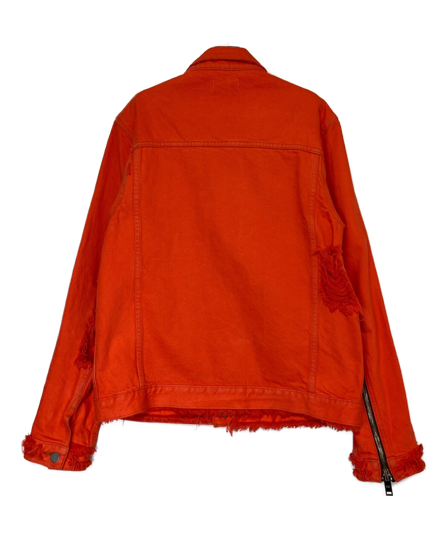 中古・古着通販】424 (フォートゥーフォー) デニムジャケット レッド