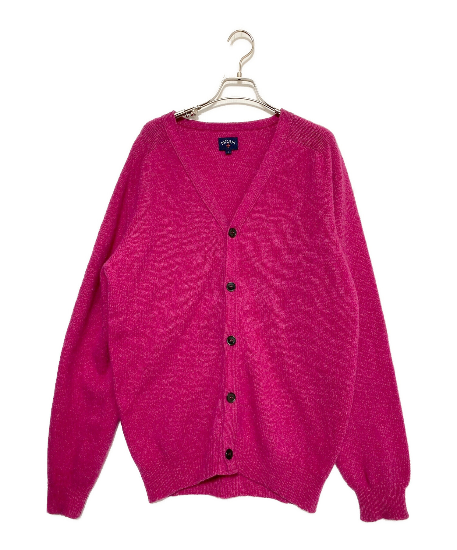 中古・古着通販】Noah (ノア) カーディガン ピンク サイズ:L｜ブランド