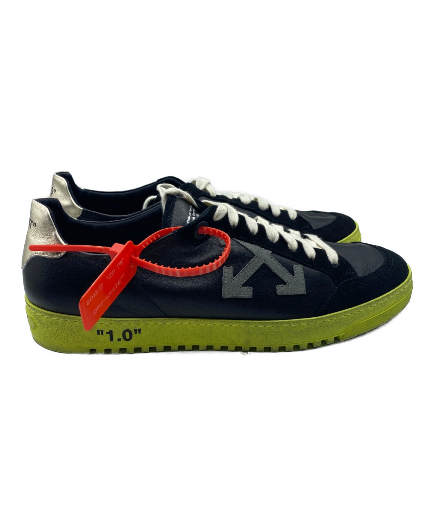 中古・古着通販】OFFWHITE (オフホワイト) スニーカー ブラック 