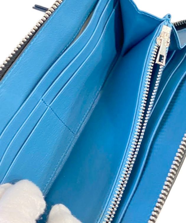 中古・古着通販】LOEWE (ロエベ) PUZZLE ZIP AROUND WALLET ブルー