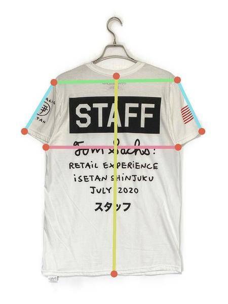 中古・古着通販】Tom Sachs (トムサックス) STAFF Tee ホワイト サイズ