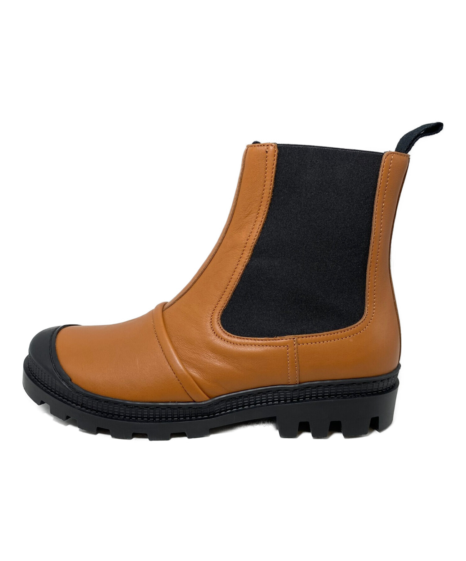 中古・古着通販】LOEWE (ロエベ) ラバートリム レザーチェルシーブーツ