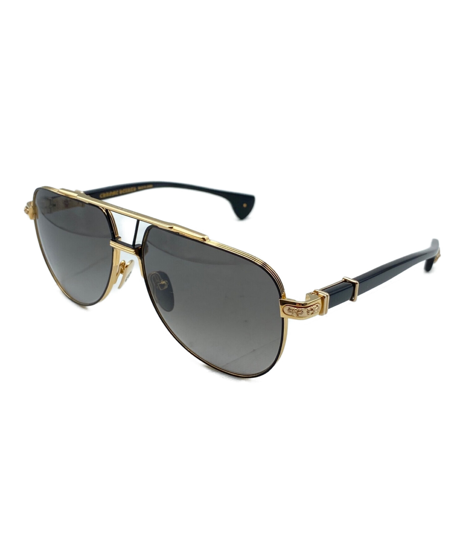 クロムハーツ フィッシュアイ サングラス ユニセックス ブラック CHROME HEARTS 【中古】 【アパレル・小物】 Chrome Hearts - クロムハーツ フィッシュアイ サングラス ユニ