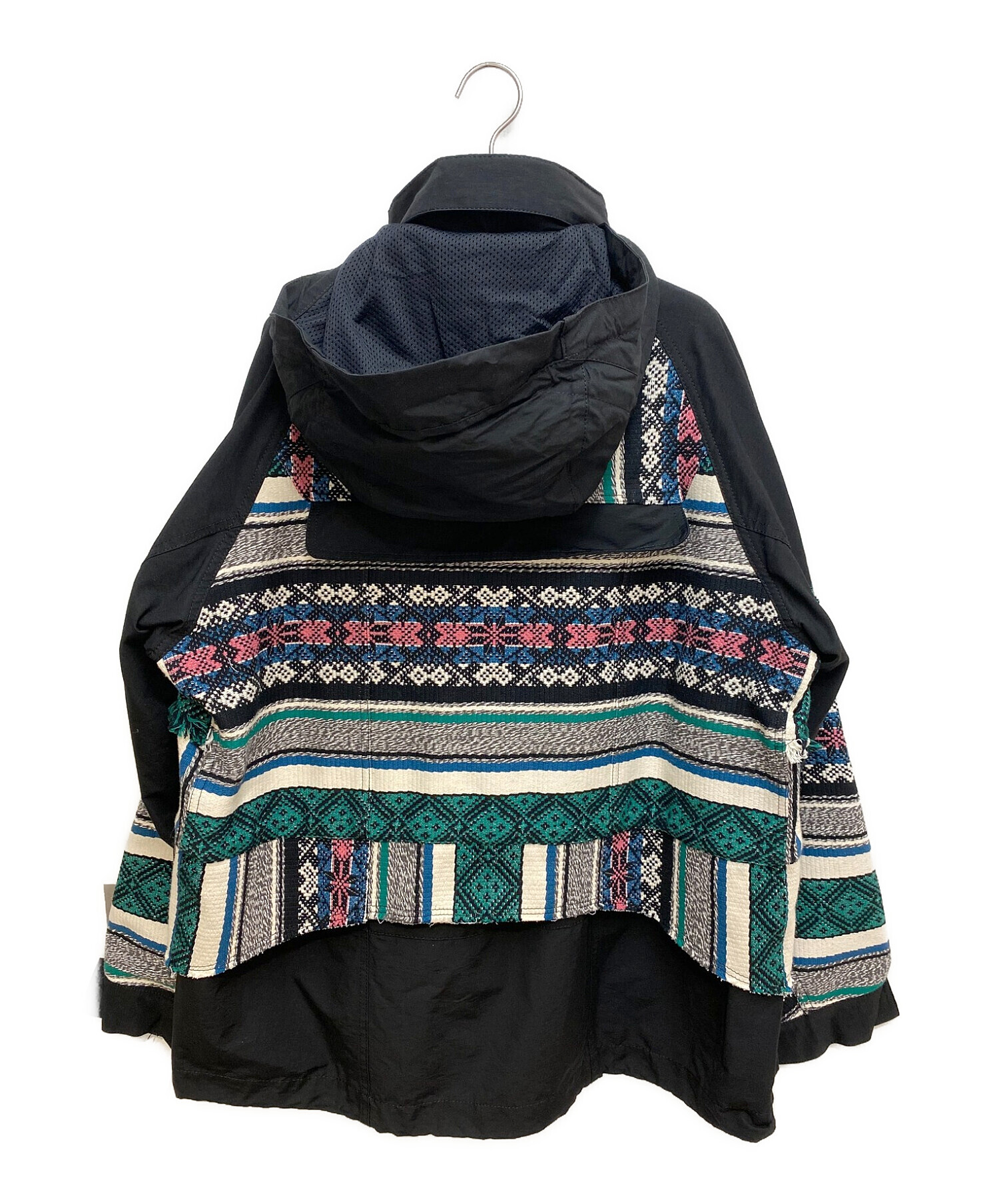 sacai 22SS Rug Jacquard Blouson メンズ ブルゾン 中古・古着通販】sacai (サカイ) Rug Jacquard Blouson ブラック