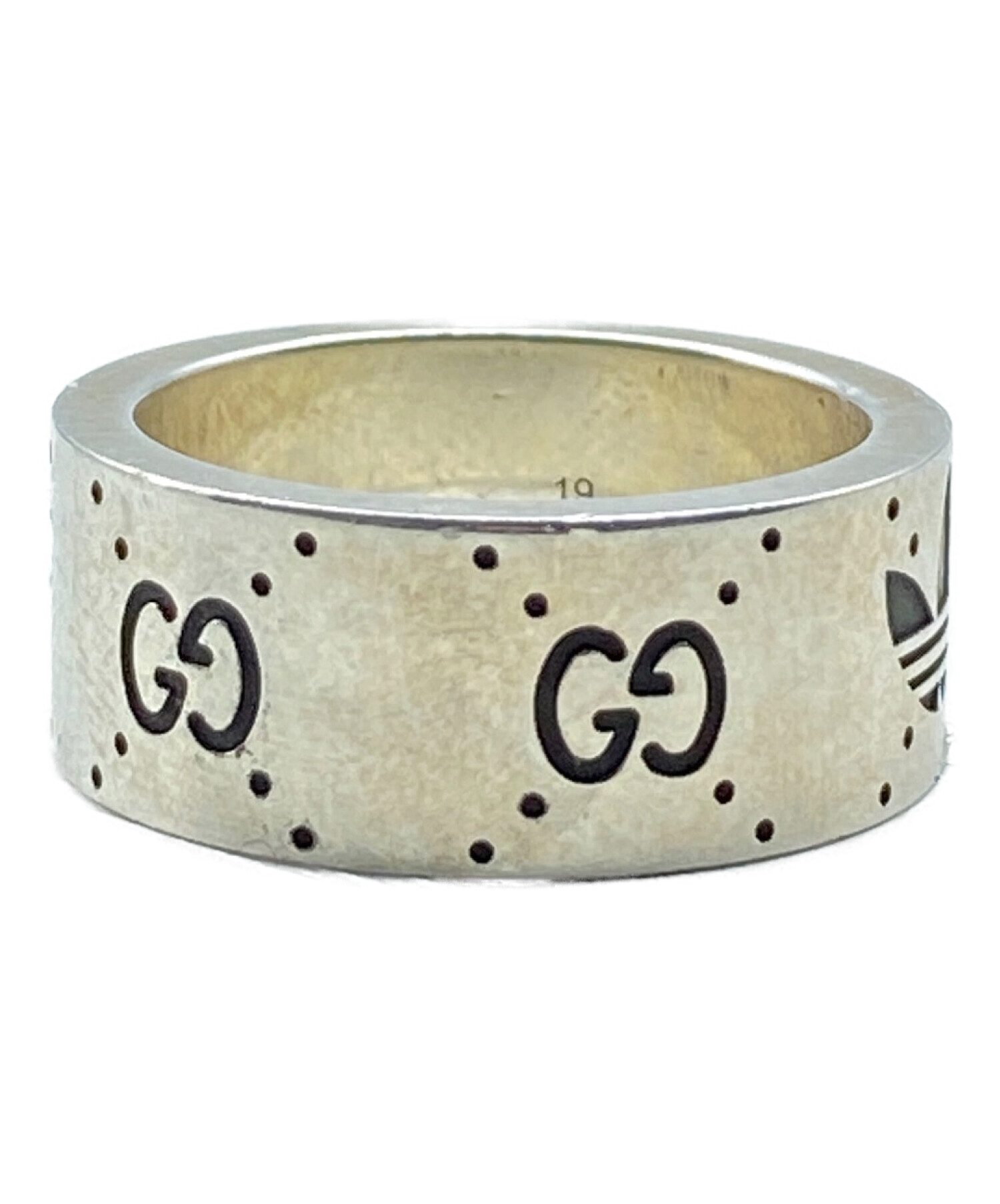中古・古着通販】GUCCI (グッチ) エングレービングリング サイズ:18号 