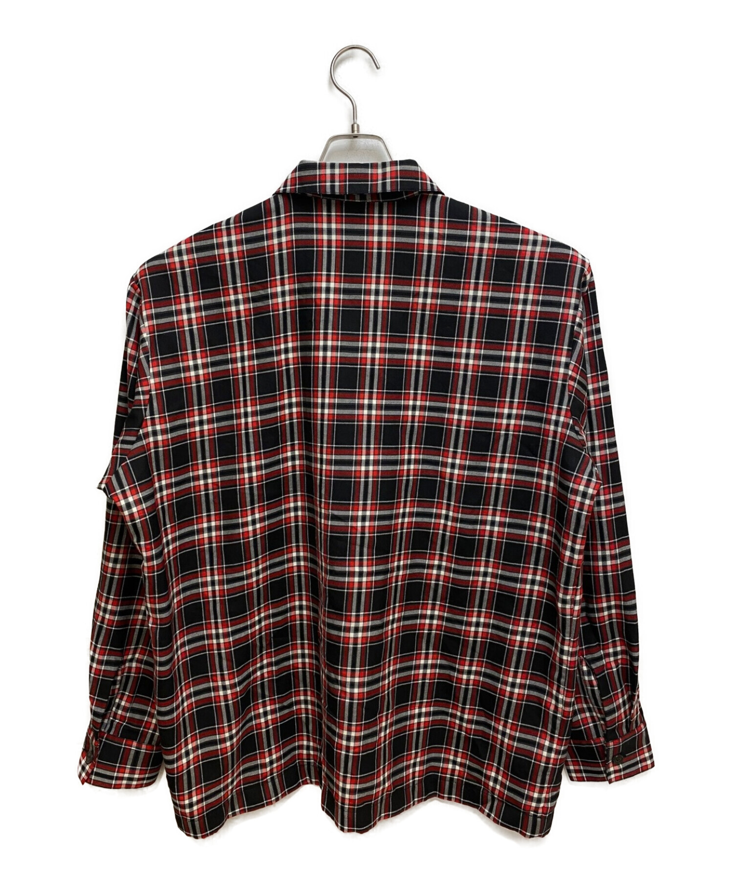 中古・古着通販】BURBERRY (バーバリー) ハーフジップシャツ レッド