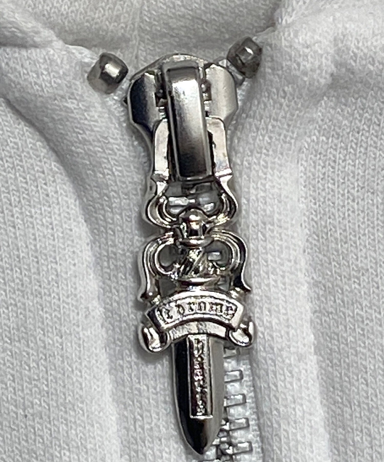 中古・古着通販】CHROME HEARTS (クロムハーツ) ジップアップパーカー