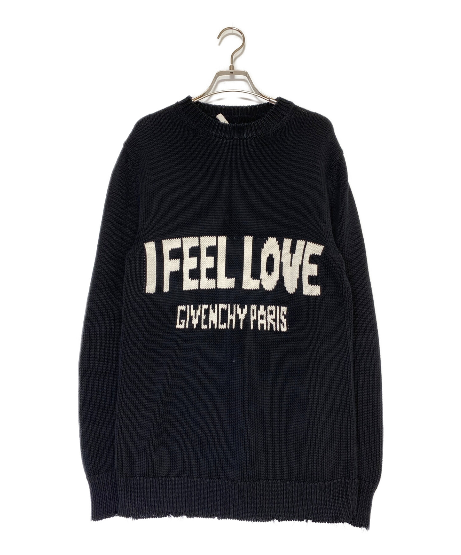 中古・古着通販】GIVENCHY (ジバンシィ) I Feel Love Sweater ブラック 