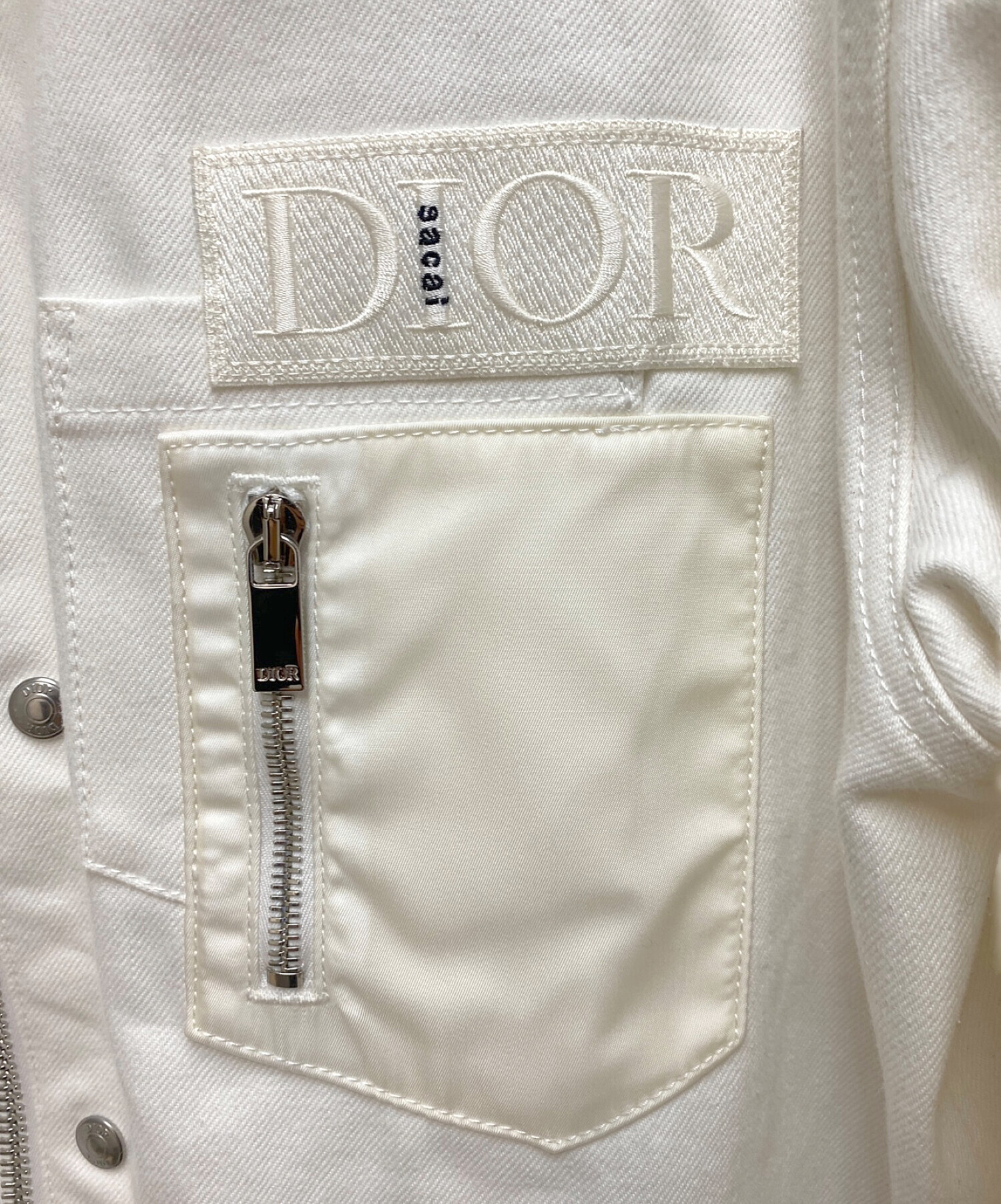 中古・古着通販】Dior (ディオール) sacai (サカイ) ナイロン切替 