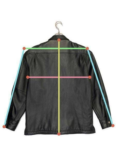 中古・古着通販】Schott (ショット) LAMB LEATHER PATCH POCKET LS