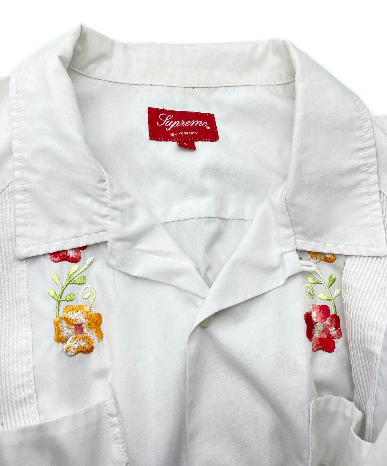 中古・古着通販】SUPREME (シュプリーム) Flowers Guayabera S/S Shirt