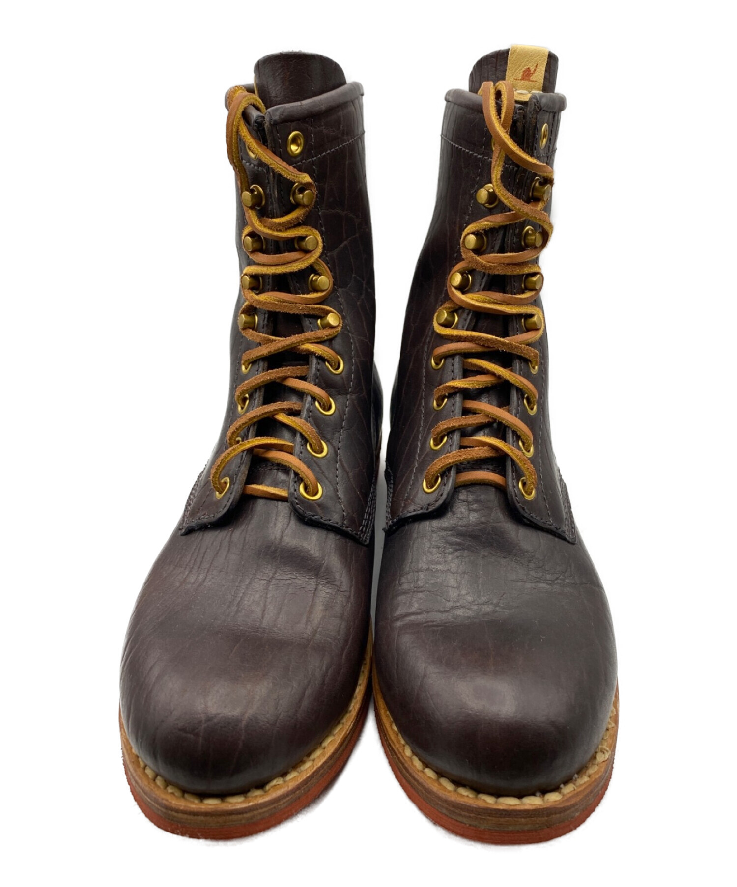中古・古着通販】VISVIM (ビズビム) BRIGADIER BOOTS HI-FOLK ブラウン