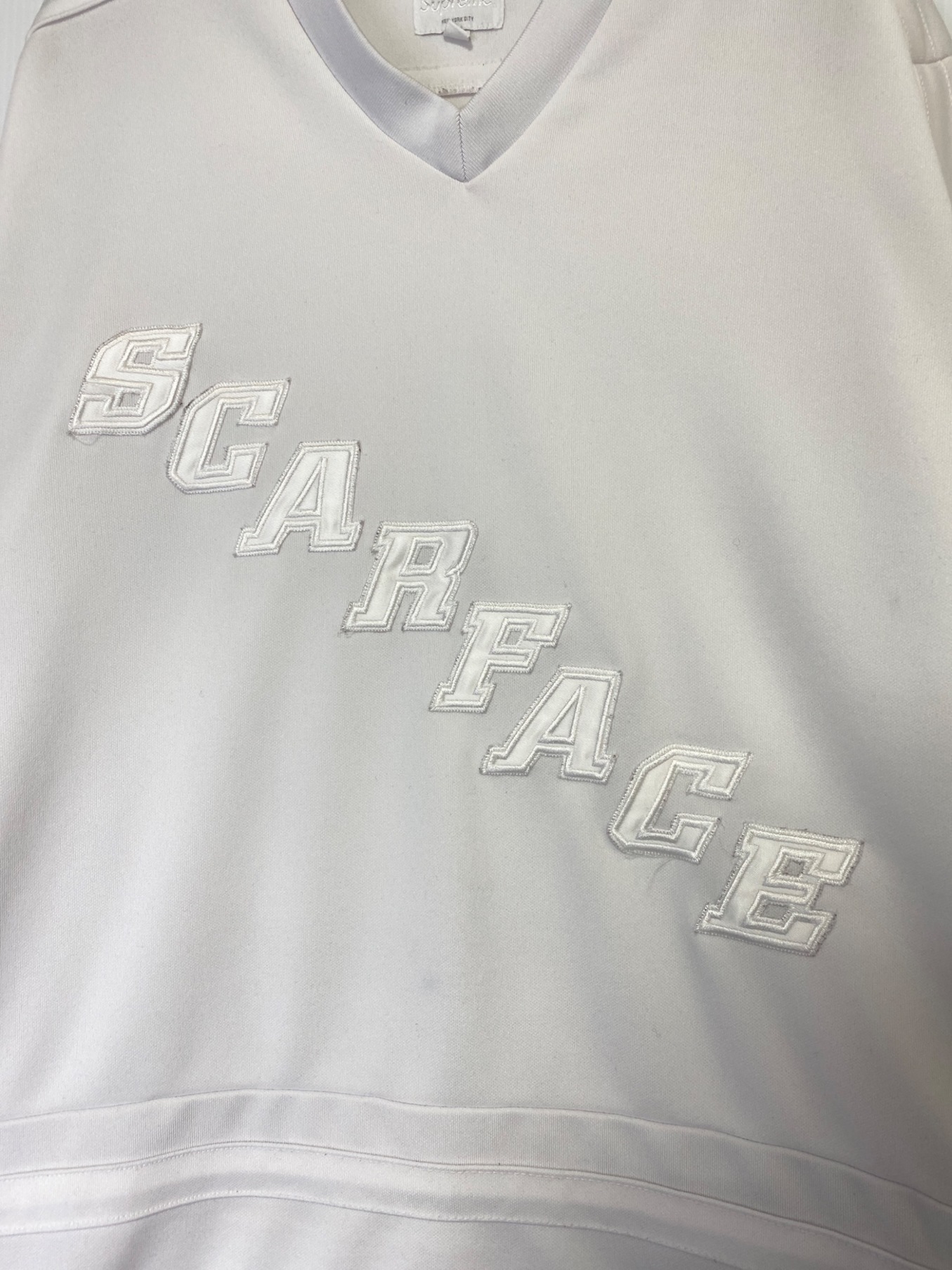 Supreme Scarface Hockey Jersey ホワイト M 中古・古着通販】SUPREME (シュプリーム) SCARFACE (スカーフェイス