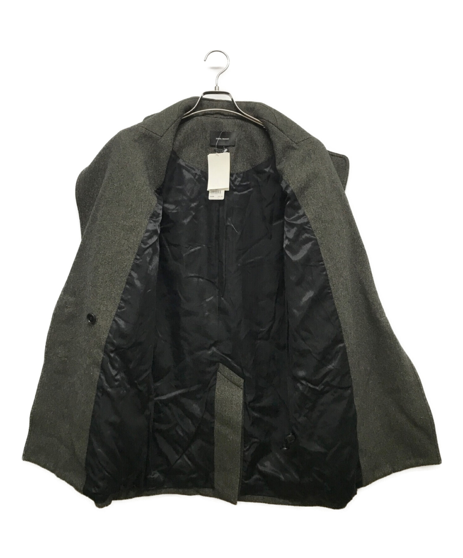 ISABEL MARANT イザベルマラン　コート　36 メンズ　レディース ISABEL MARANT (イザベルマラン) ウール 総柄 ロングコート