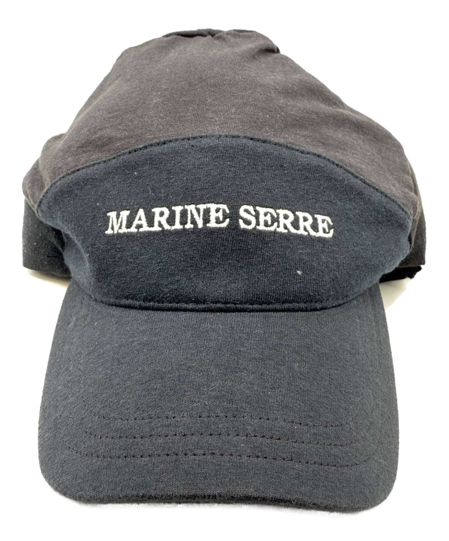 Marine Serre マリーンセル ベレー帽 サイズL【美品】 MARINE SERRE(マリーンセル) ベレー帽(レディース) - 海外通販のBUYMA