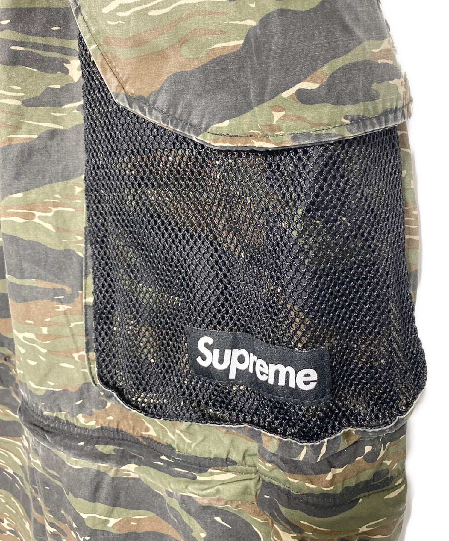 中古・古着通販】SUPREME (シュプリーム) Mesh Pocket Belted Cargo 