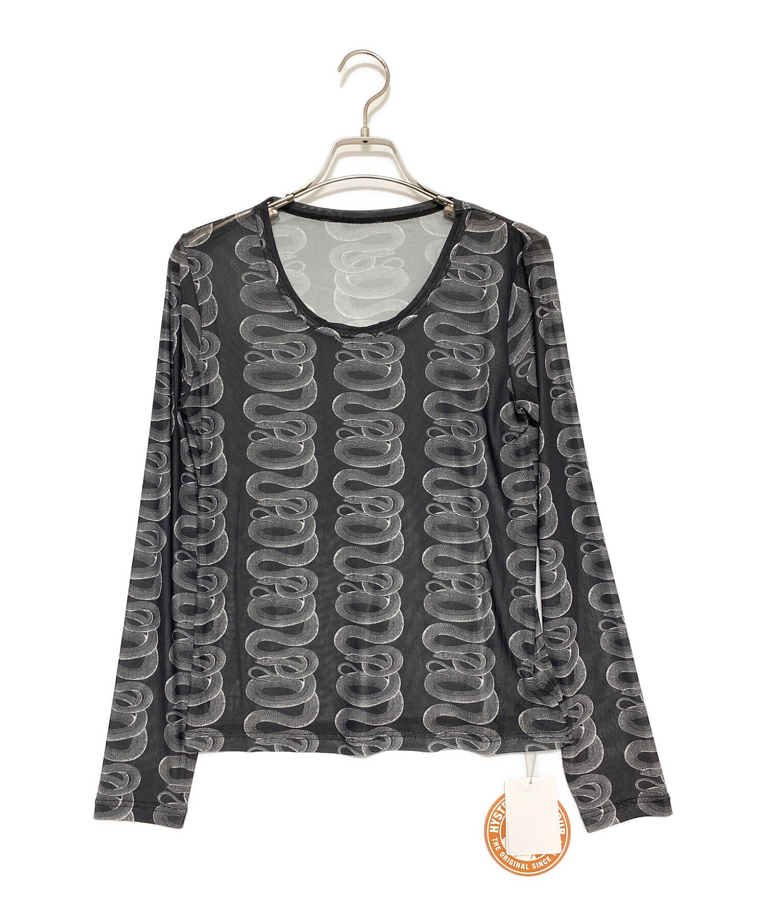 美品 HYSTERIC GLAMOUR スネーク ロングTシャツ 中古・古着通販】Hysteric Glamour (ヒステリックグラマー) SNAKE LOOP
