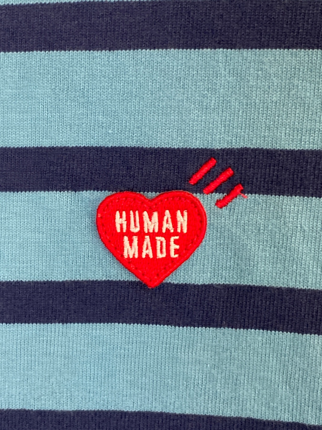 中古・古着通販】HUMAN MADE (ヒューマンメイド) ボーダーTシャツ