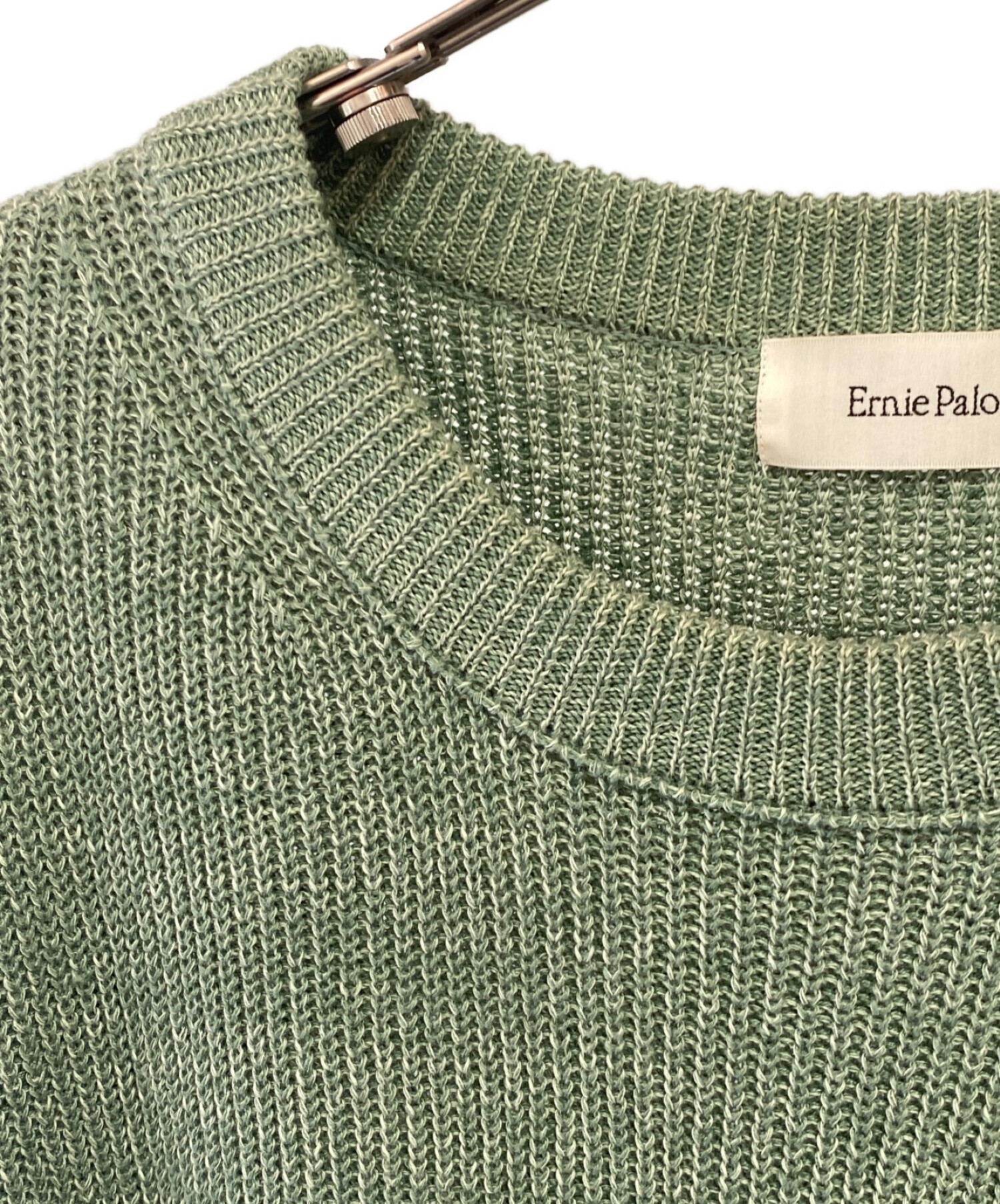 中古・古着通販】Ernie Palo (アーニーパロ) Linen Rib Knit グリーン 