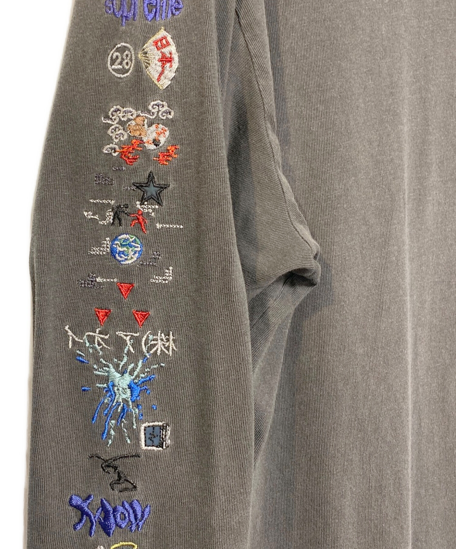 中古・古着通販】Supreme (シュプリーム) AOI Icons L/S Top グレー 