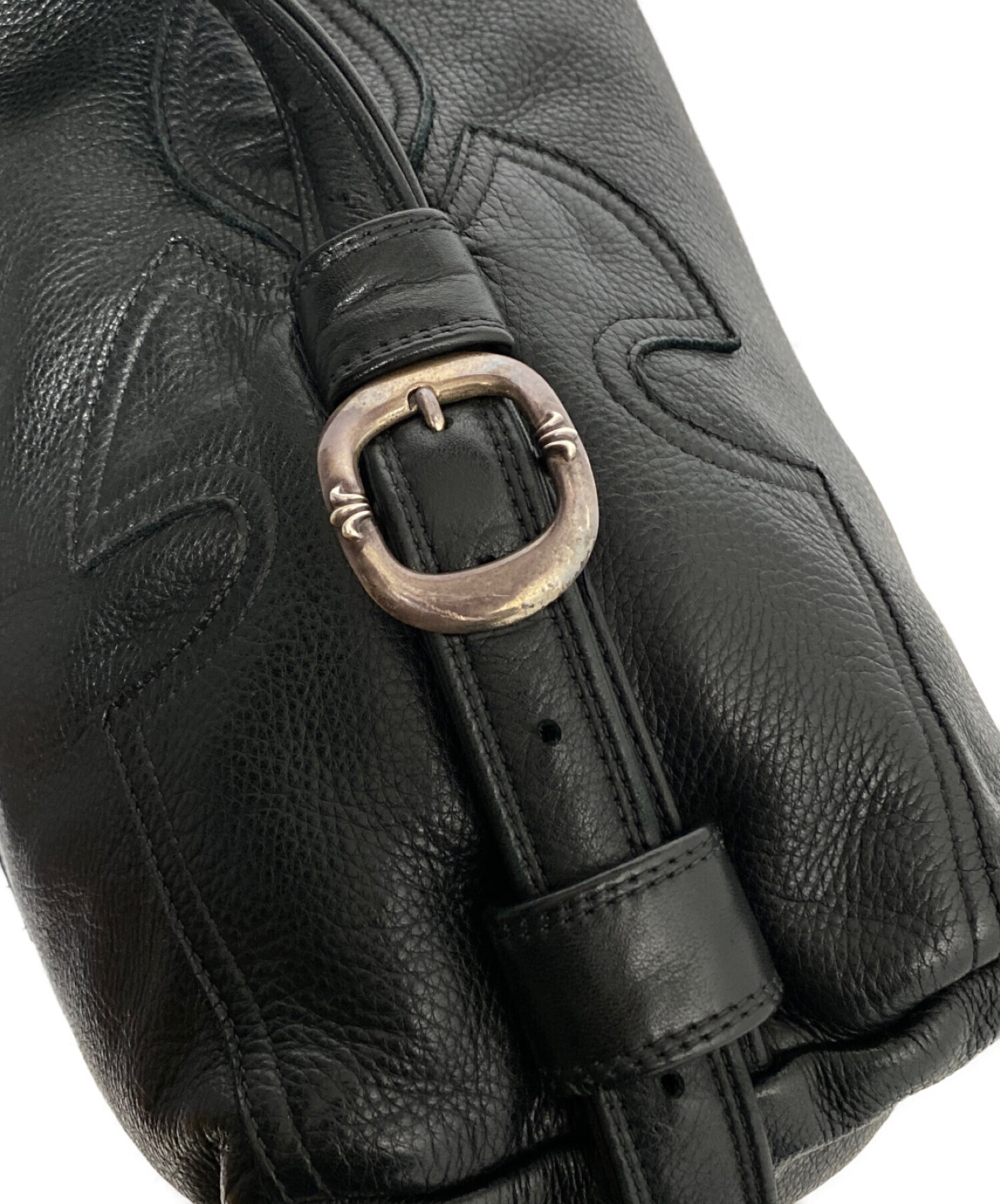 クロムハーツ バッグ LELO SM CEME STRP SM クロムハーツ LELO レザー 