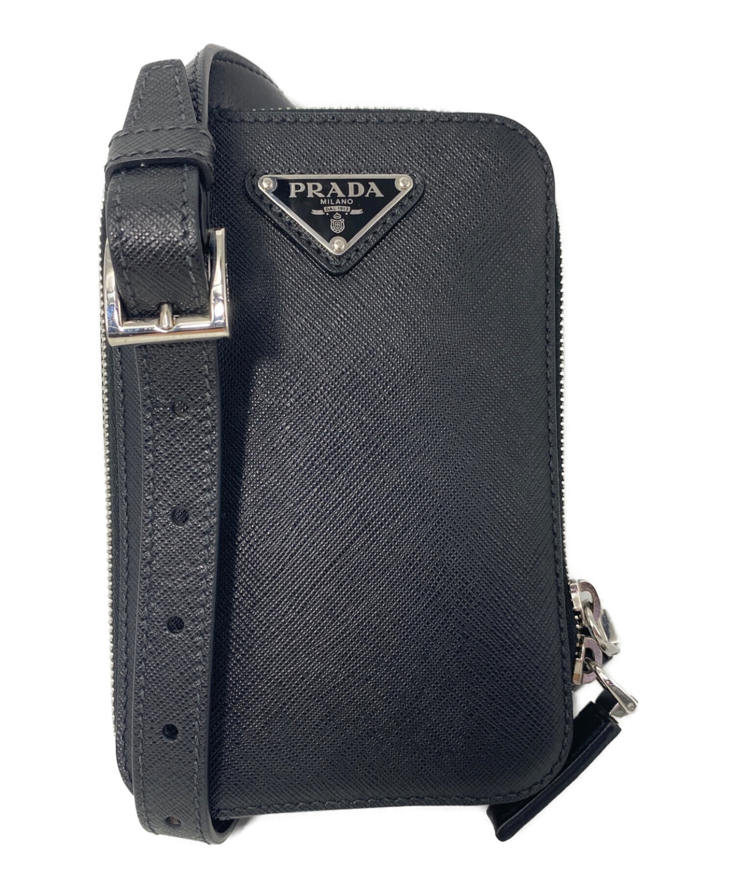 中古・古着通販】PRADA (プラダ) サフィアーノショルダーバッグ 