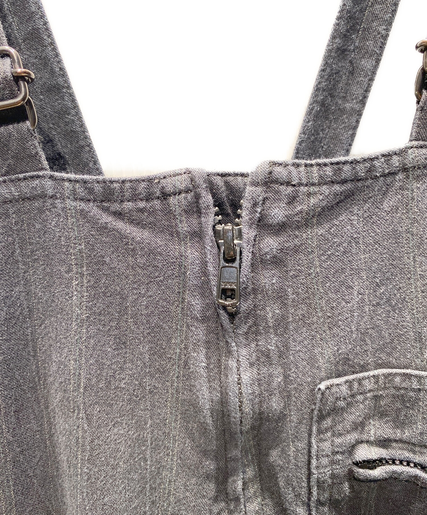 中古・古着通販】Y's (ワイズ) サロペット ブラック サイズ:1