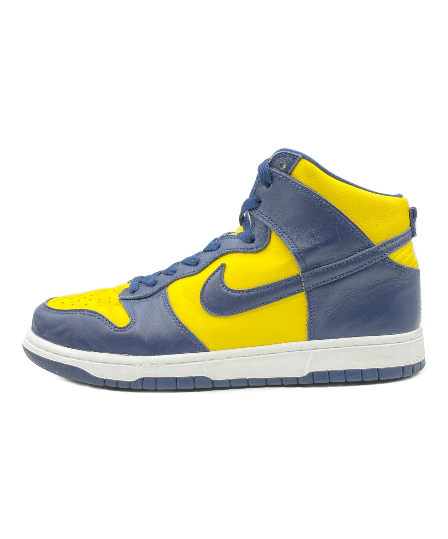 中古・古着通販】NIKE (ナイキ) DUNK HI MICHIGAN ネイビー×イエロー 