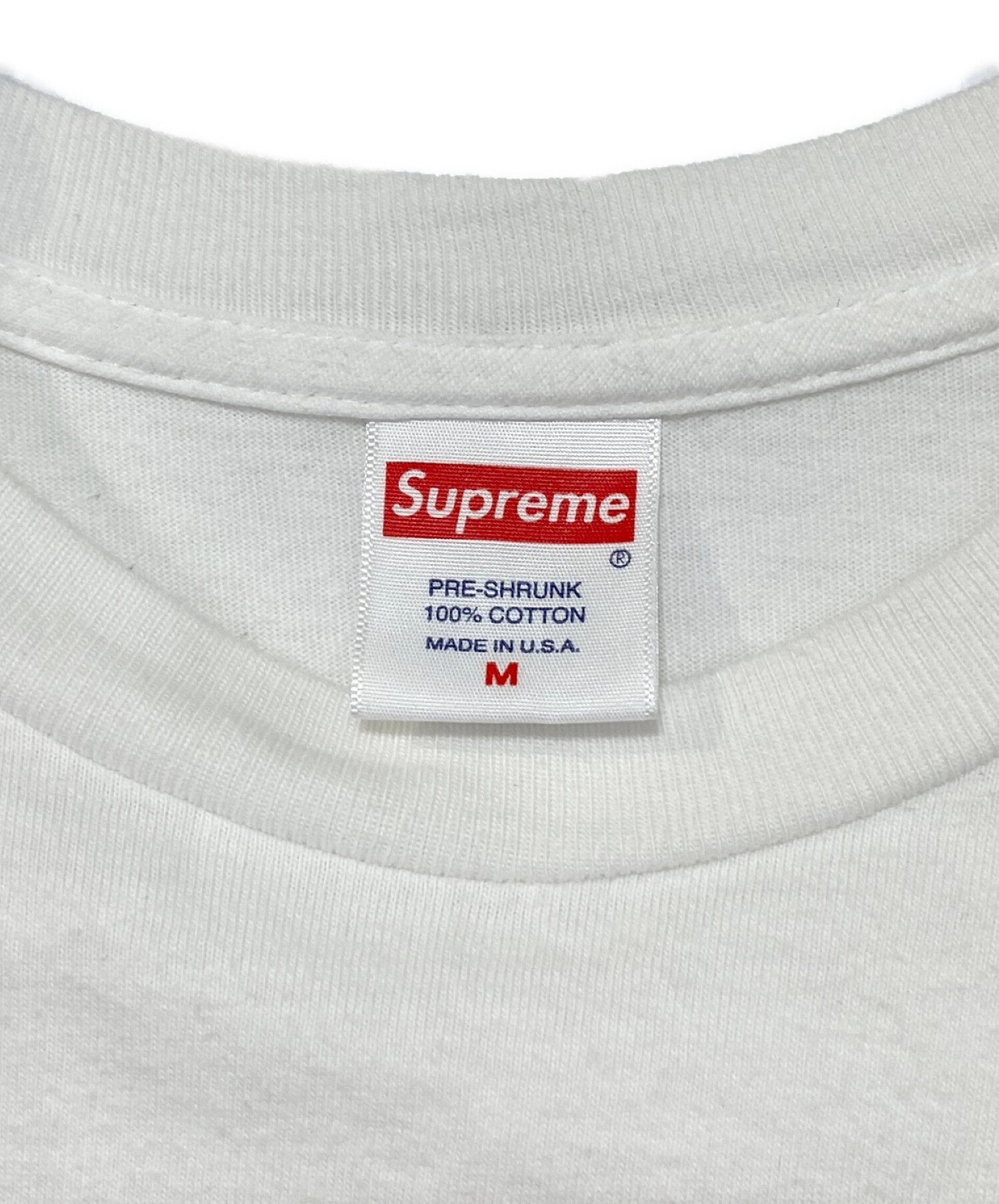 中古・古着通販】SUPREME (シュプリーム) BOX LOGO L/S TEE ホワイト
