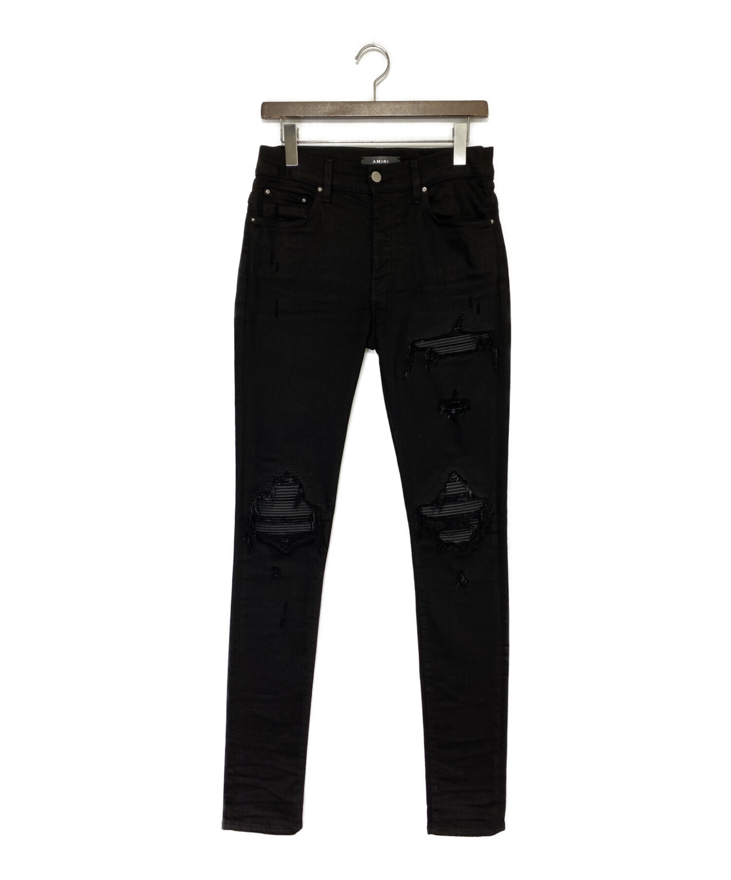 中古・古着通販】AMIRI (アミリ) MX1 バイカーデニムパンツ ブラック 