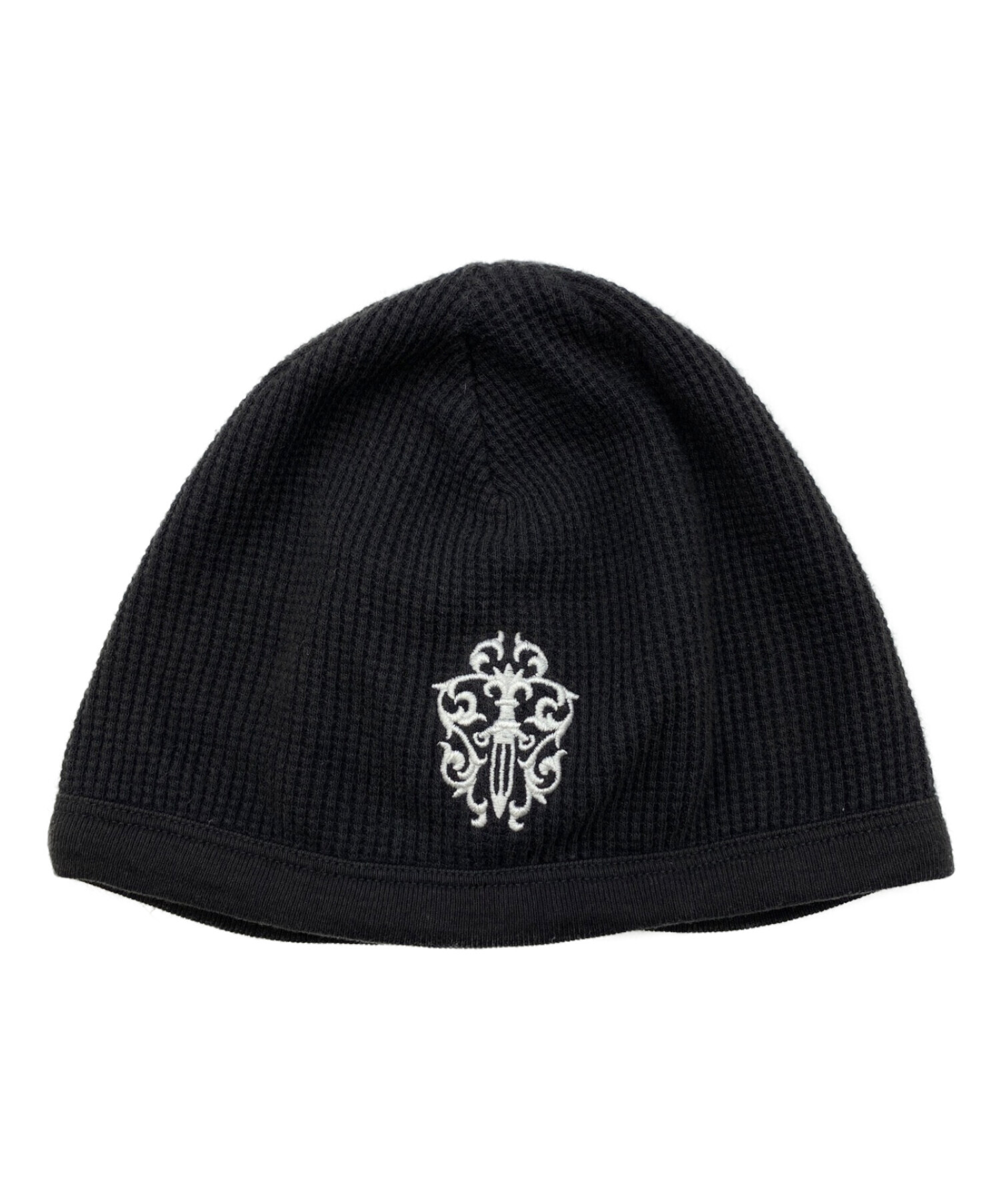 中古・古着通販】CHROME HEARTS (クロムハーツ) ニット帽 ブラック