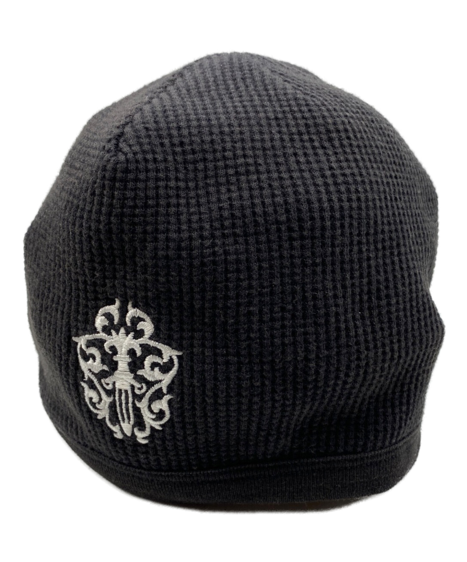 未使用級✨クロムハーツブラックニット帽 中古・古着通販】CHROME HEARTS (クロムハーツ) ニット帽 ブラック