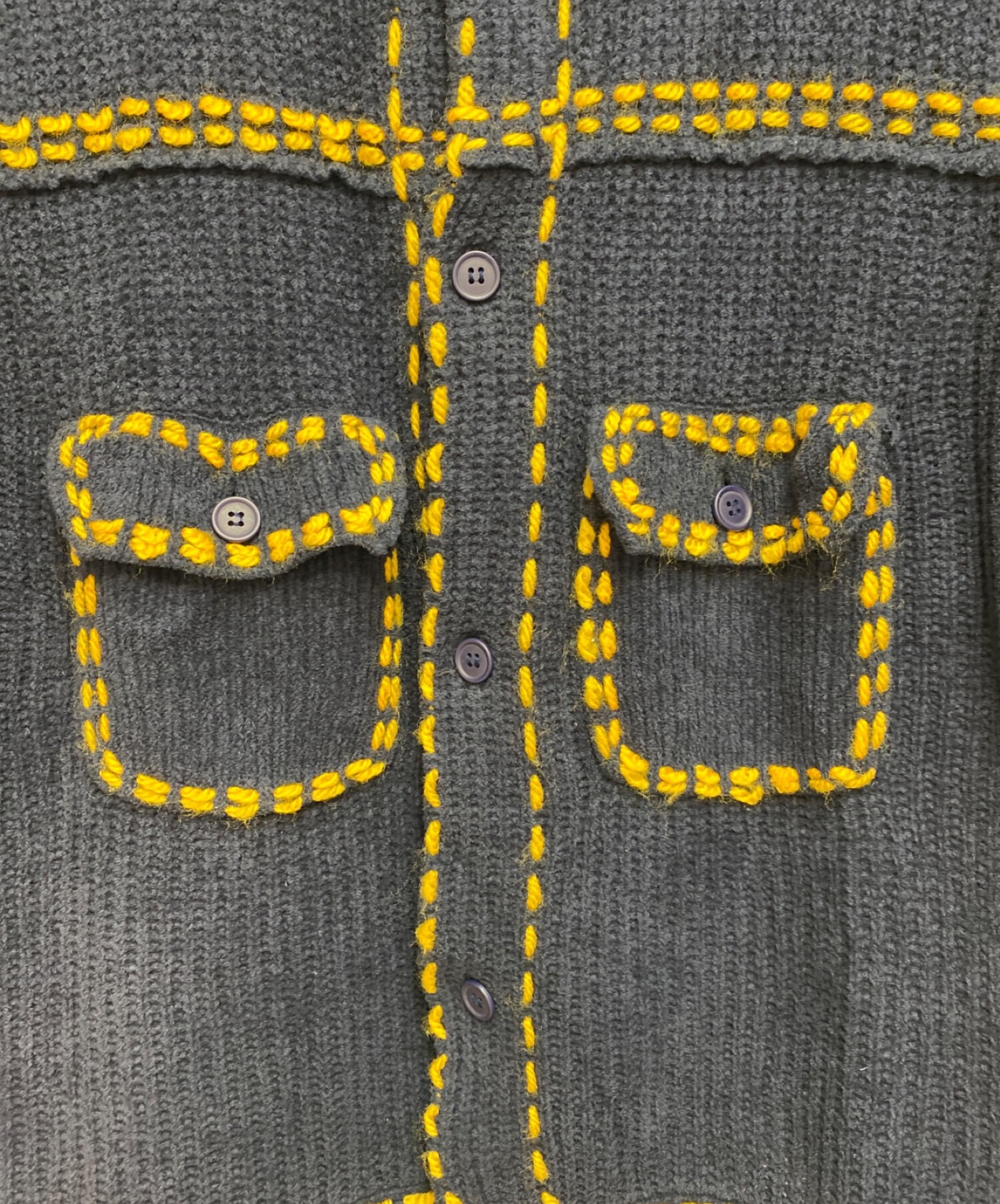 中古・古着通販】PHINGERIN (フィンガリン) PG1 Knit ネイビー サイズ