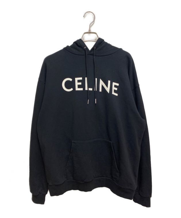 CELINE セリーヌ C ルーズスウェット 中古・古着通販】CELINE (セリーヌ) ルーズスウェットシャツ ブラック