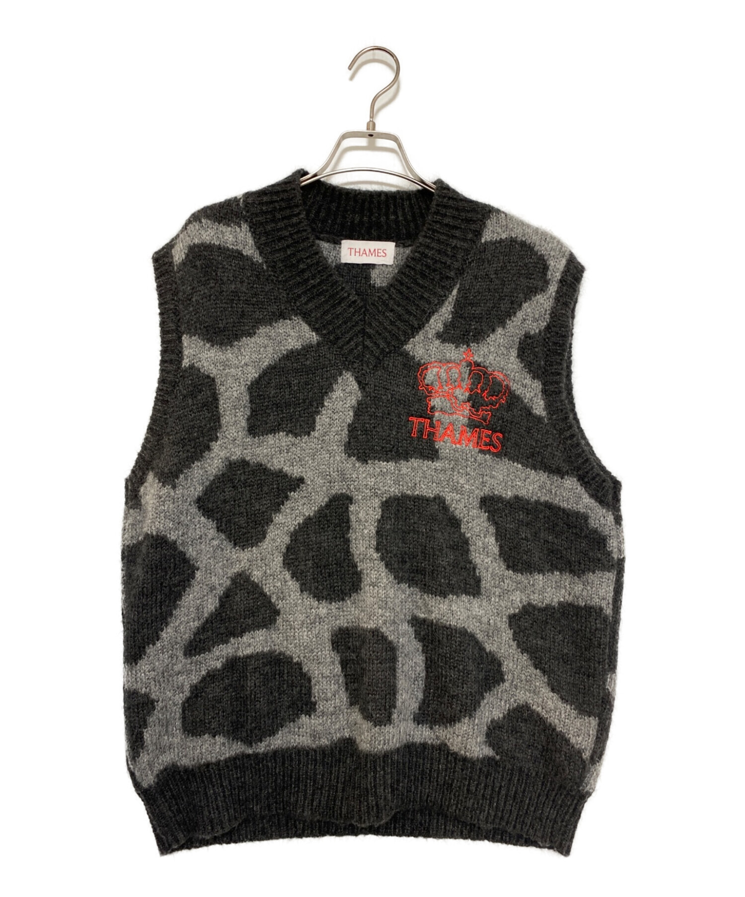 中古・古着通販】Thames (テムズ) HERBIVORE VEST グレー サイズ:M 