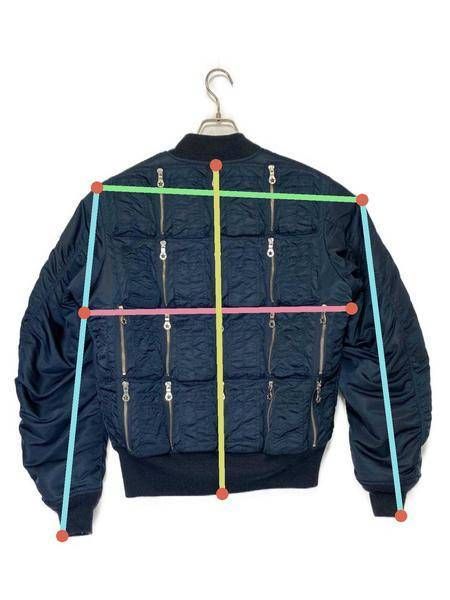 中古・古着通販】PHENOMENON (フェノメノン) MA-1ジャケット ネイビー