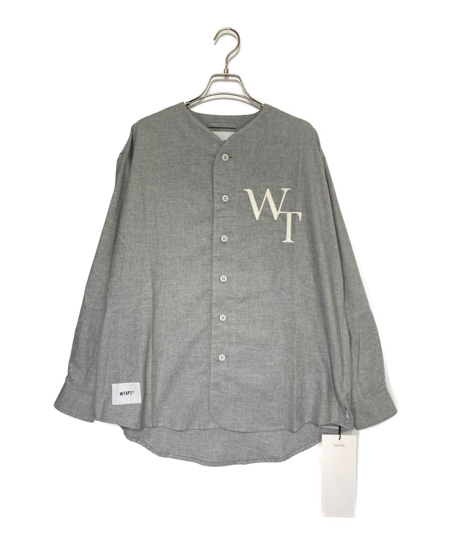 WTAPS LEAGUE SS COTTON FLANNEL GRAY S 【公式通販】