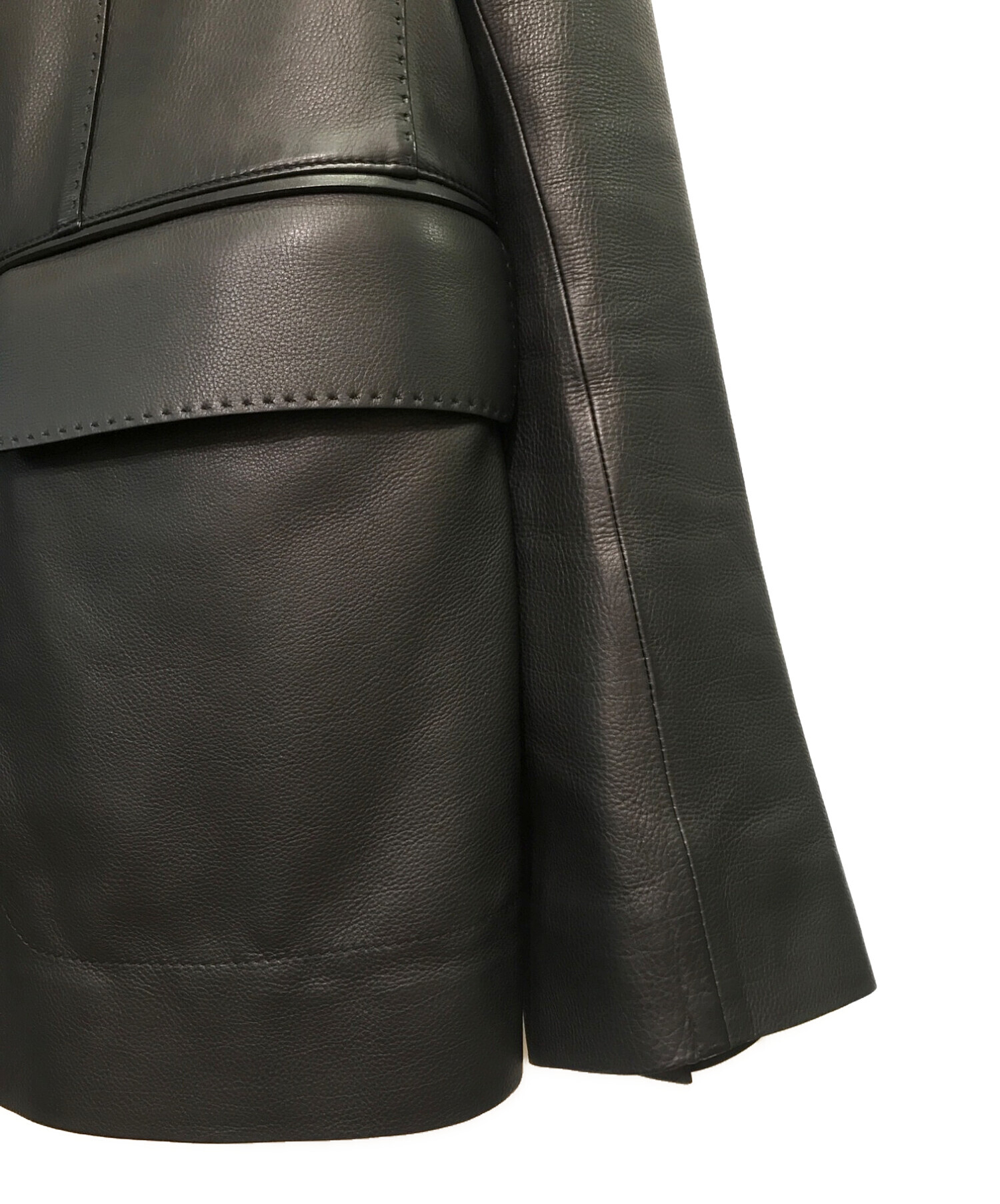 中古・古着通販】ERMENEGILDO ZEGNA (エルメネジルド・ゼニア) レザー