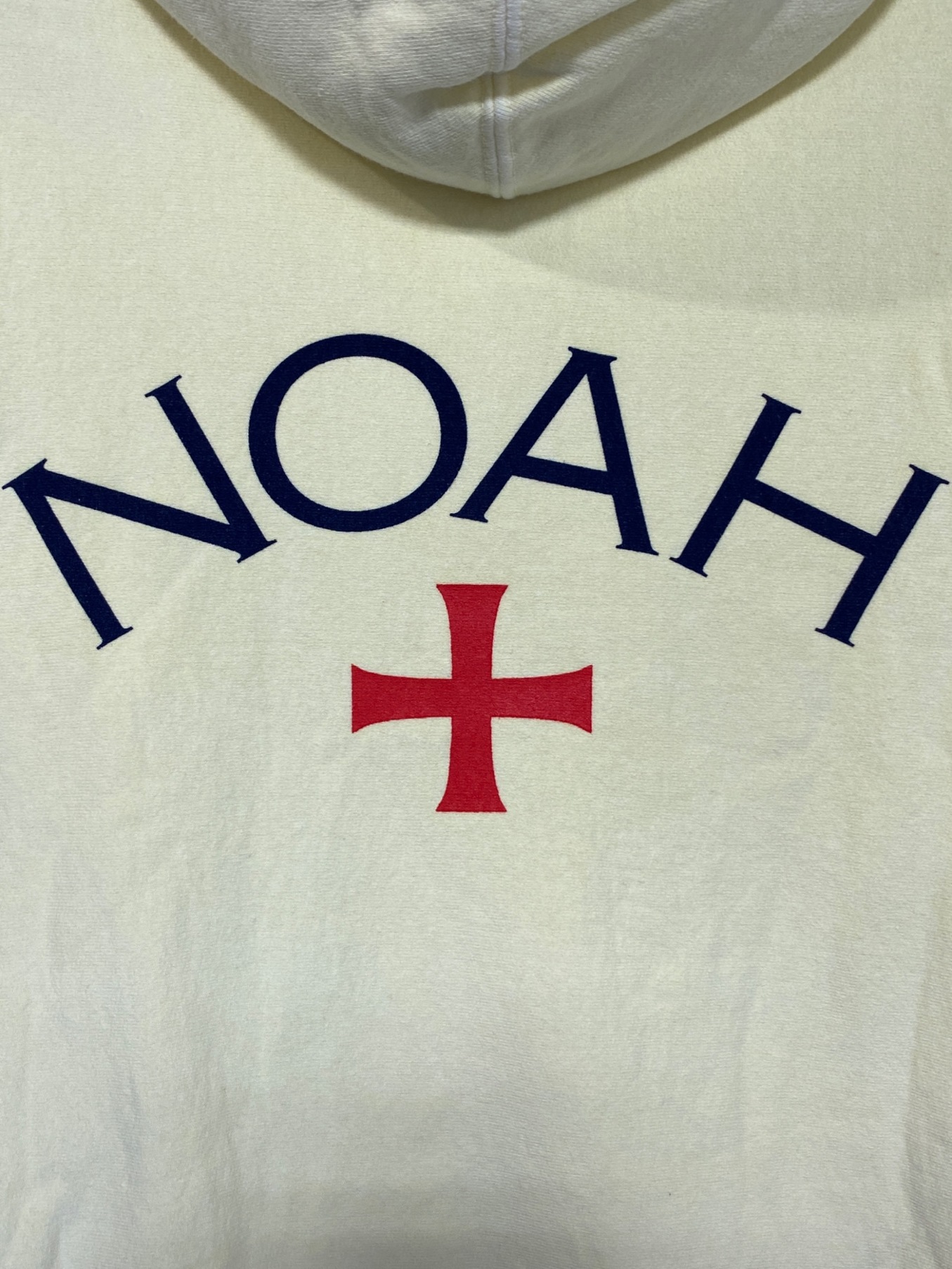 【美品】NOAH パーカー イエローホワイト 中古・古着通販】Noah (ノア) 後染め パーカー イエロー サイズ:L