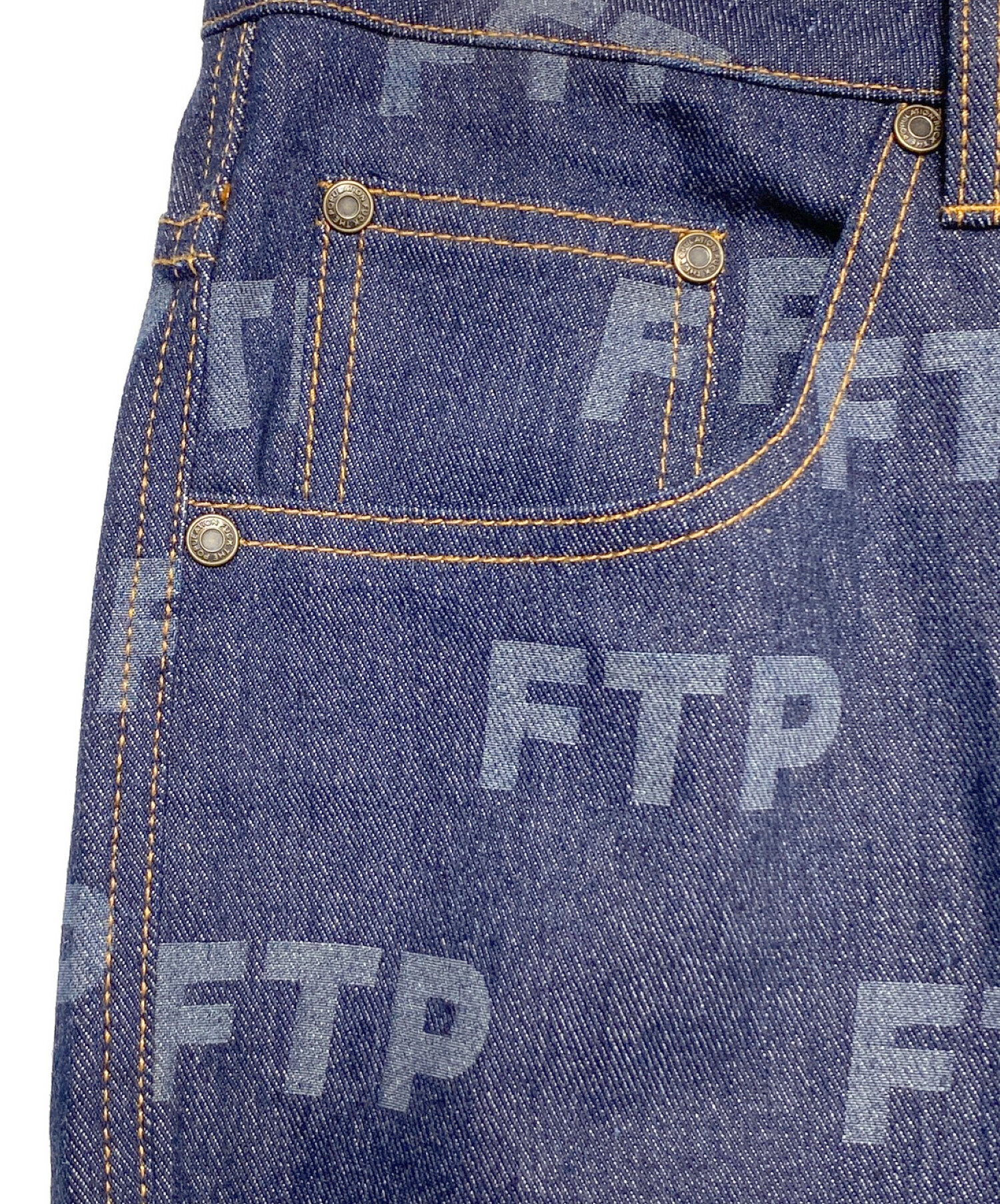 中古・古着通販】FTP (ファックザポピュレーション) ALL OVER DENIM 
